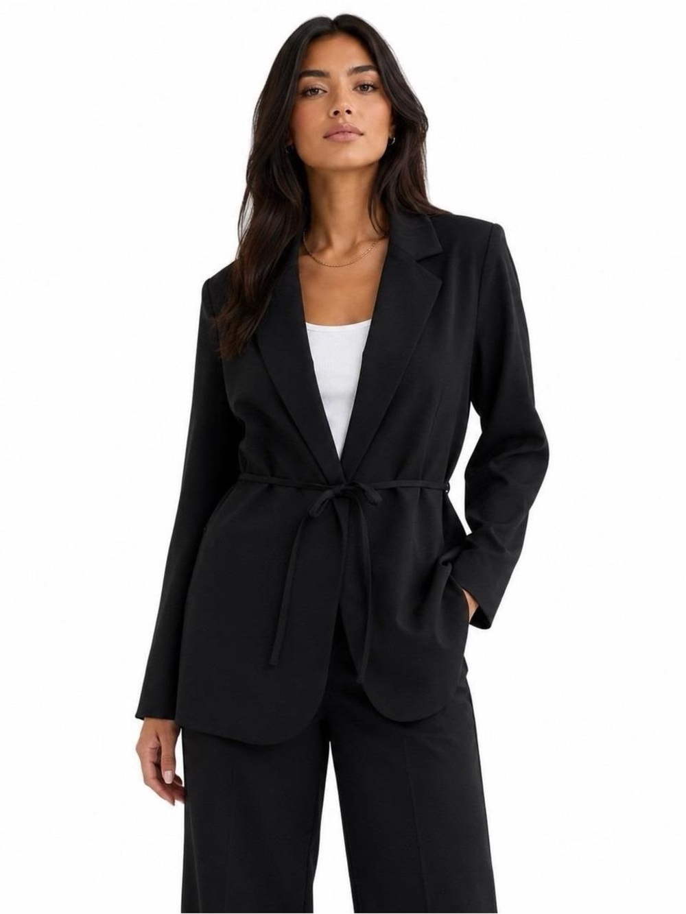 Athleta Women's Black Gilet Blazer sz4 VGUC